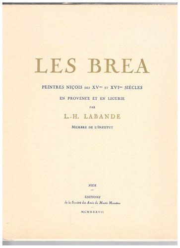 Labande les bréa peintres - bréa,