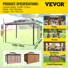 VEVOR Pavillon De Jardin