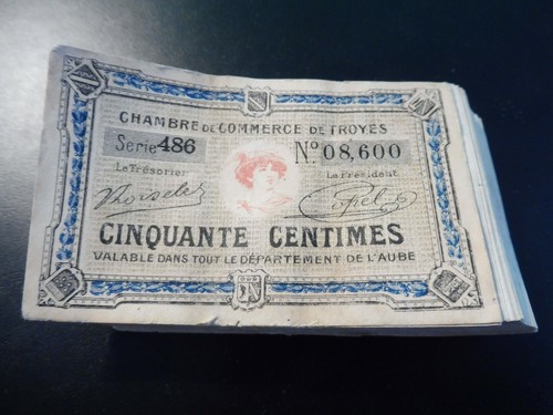 Ancien billet cdc 50 cents - cdc/,
