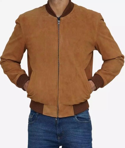 Blouson bombardier cuir - en,
