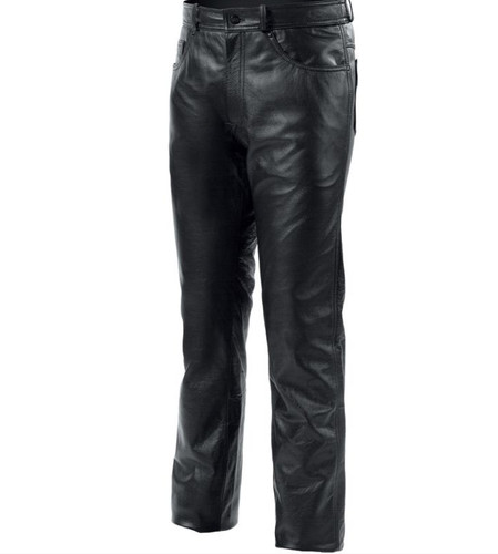 Pantalons jeans cuir vachette - jeans,