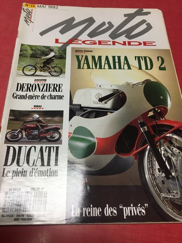 Moto légende revue 1992 - moto,