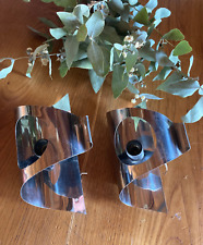 Paires d'appliques space âge