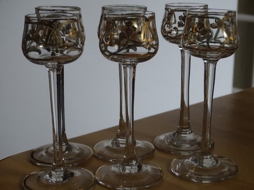 Art nouveau anciens verres - 6,