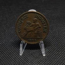 2 francs France 1922 - Chambre de commerce,  TB+,  sous pochette