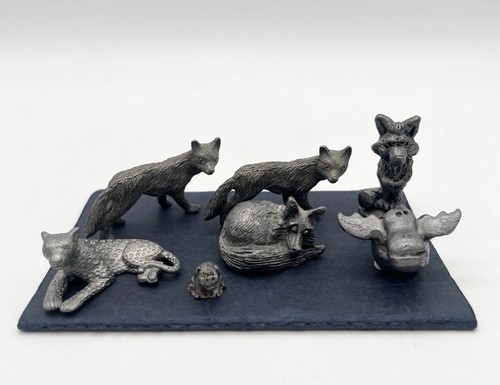 Vintage pewter animal - vintage,