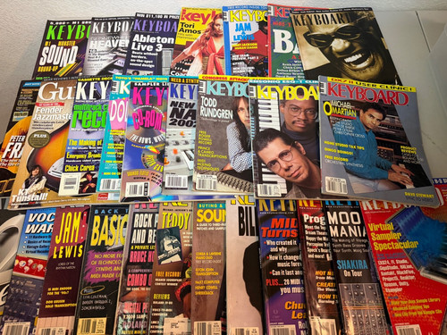 Vintage keyboard magazine lot - vintage,