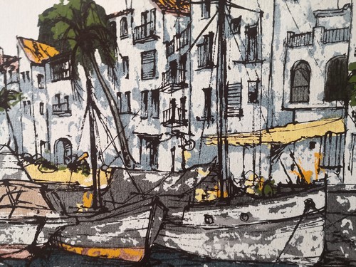 Tableau bernard dufour vue - dufour,,