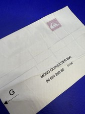 Logo Badge Autocollant Sticker QUIKSILVER PEUGEOT 206 Original 9662420880 8665QY