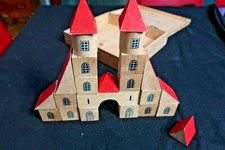 jeux en bois de construction CASTELBLOC  ARTIS ancien très bon état des pièces