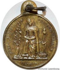 V2005 Medal Papal States Vatican Vierge Marie Ora Pro Nobis Mater 1900's AU