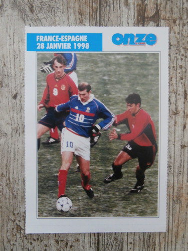 Carte foot onze - , zinedine