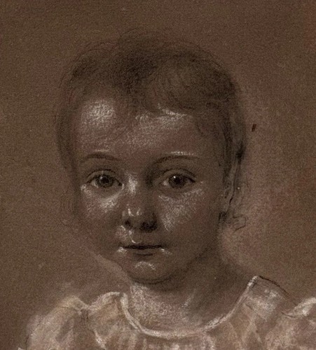 Dessin ancien portrait - ancien,