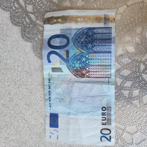 Billet euros 2002 signature - 20,
