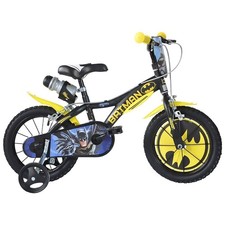 Vélo Enfant 14" Neuf Dino Bikes BATMAN Cadre Robuste, Freins Sûrs