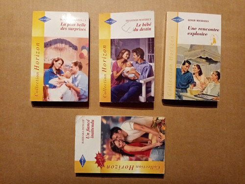 Lot livres harlequin - de,