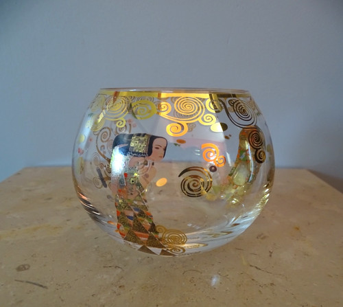 Vase boule photophore verre