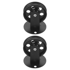  Lot de 2 poulies pour suspension : kit de montage de poulie de plafond en fer