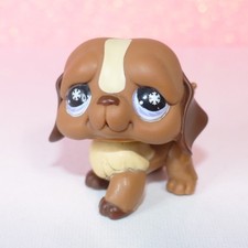 authentic LPS petshop 688 chien dog saint st bernard littlest pet shop hasbro