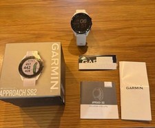 Montre de golf GPS GARMIN APPROACH S62 47 mm blanche unisexe d'occasion du Japon