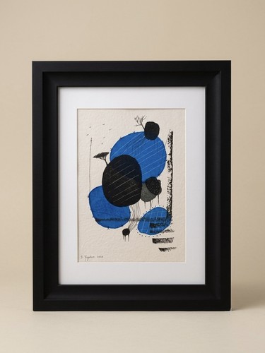 œuvre abstraite originale - abstraite,