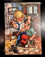 Rare Tableau Poulbot Paris