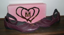 Superbes chaussures Mam'zelle 40 cuir bordeaux état proche du neuf !!!