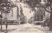 Carte postale ancienne postcard VALENCE avenue Victor HUGO F MALEGUE écrite 1926