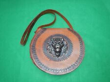 sac cuir bandoulière besace vintage bohème hippie