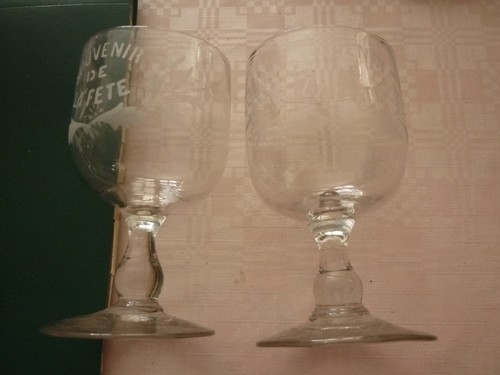 Lot anciens verres - lot,