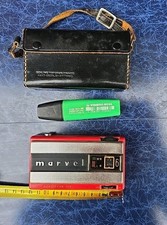 Radio Marvel Transistor Six 6 Japan Rouge + Etui  Cuir Vintage 