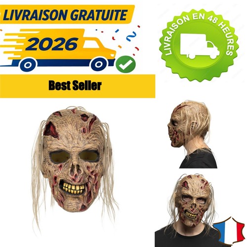 Masque zombie latex boland - zombie,