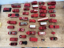 Lot Camionnette/ Voiture Pompier En Métal 