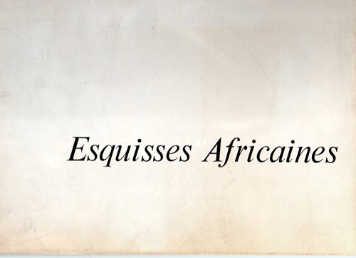 Afrique hans erni - erni, senghor