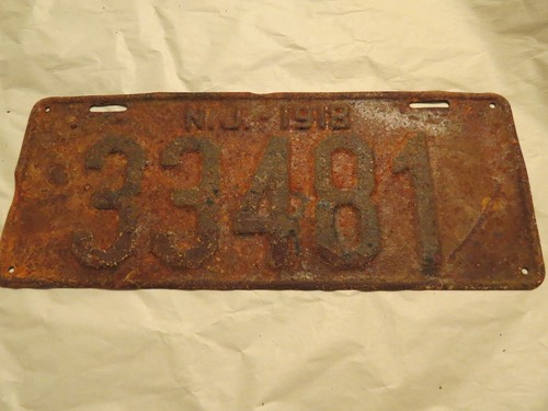 Antique nj licence car - ,