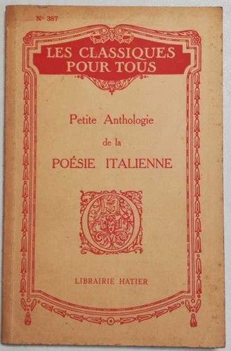 Petite anthologie la - petite,