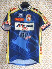 Maillot cycliste Mercatone Uno Vega 1997 cycling jersey Nalini vintage - XL