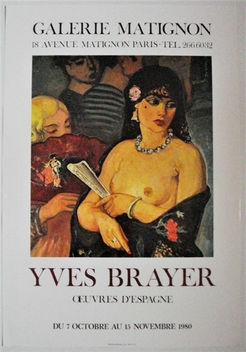 Affiche yves brayer 1980 - yves,