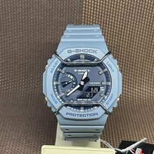 Montre Casio G-Shock GA-2100PT-2A ton sur ton en résine bleue analogique...