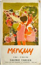 Frédéric MENGUY - Lithographic Poster Affiche lithographique 1968 Deprest