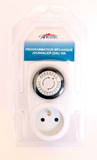 Programmateur Electrique Mécanique Prise  3500W 16A 230V -50HZ Journalier (24h)