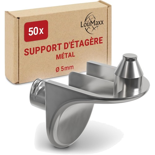 Taquet étagère 5mm avec