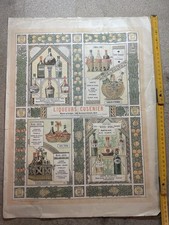 Affiche ancienne 1892 Liqueurs