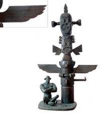 Oumpah pah + totem monochrome St Emett Uderzo