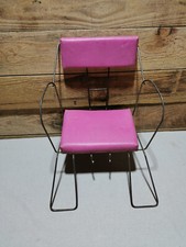 ANCIEN SIEGE DE VELO ENFANT EN METAL et SKAI PORTE BAGAGE