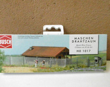 BUSCH 1017  HO CLOTURE fil de fer avec poteaux  neuf en boite