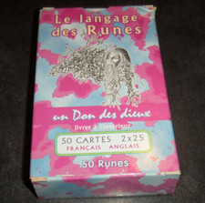 Jeu de cartes divinatoire ancien : langage des runes
