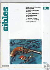 CIBLES N°130  ARMES CHASSE revolver llama galand ruger police viseur aimpoint