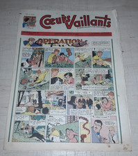 COEURS VAILLANTS N°23 9 juin 1957 Excavateur automoteur