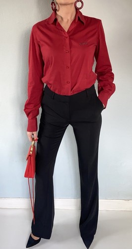 Chemise stretch brodée jean - brodée,